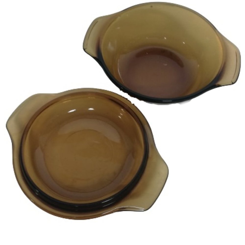 Anchor Hocking 472 Amber 12 OZ Casserole - Picture 3 of 4